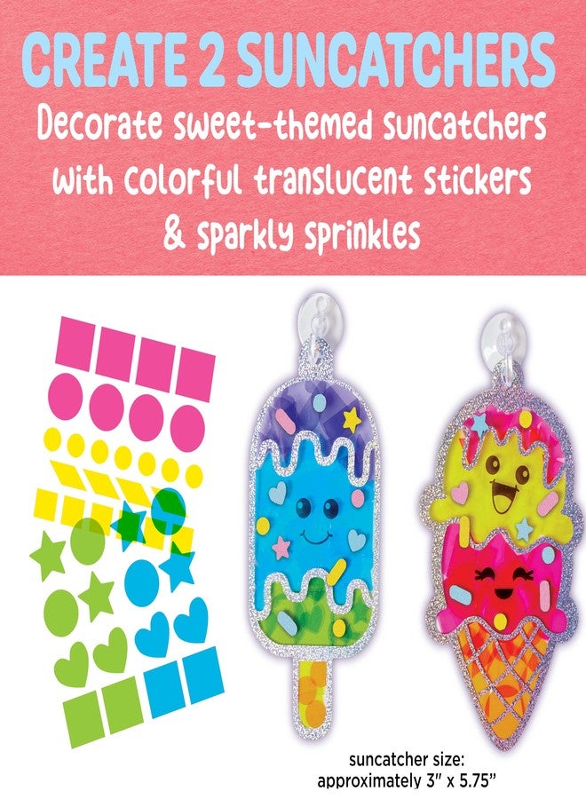 Creativity for Kids Sticker Sun Catchers Mini Craft Kit: Create 2 Suncatchers - Toddler Easter Basket Stuffers and Gifts, Arts & Crafts for Kids, Window Art for Kids (Ages 3+) - Image 2